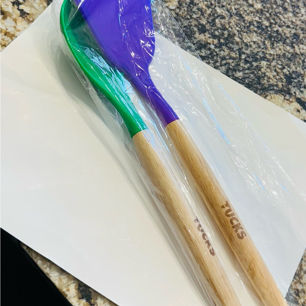 Krewe of Tucks Purple Green and Gold Kitchen Utensils